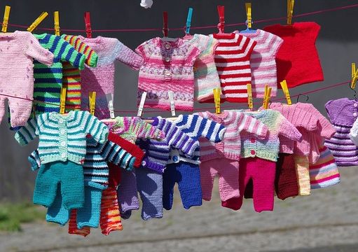 Baby Clothes on the Line