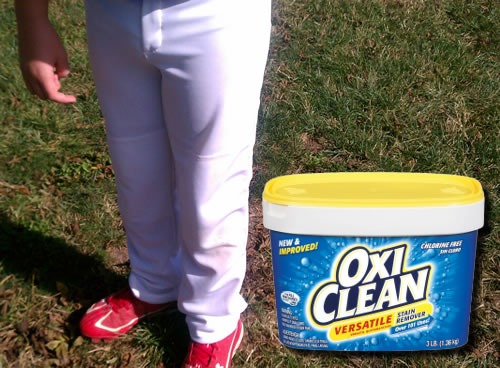 Baseball Pants After OxiClean Versatile