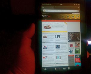 Silk Browser in the Amazon Kindle Fire